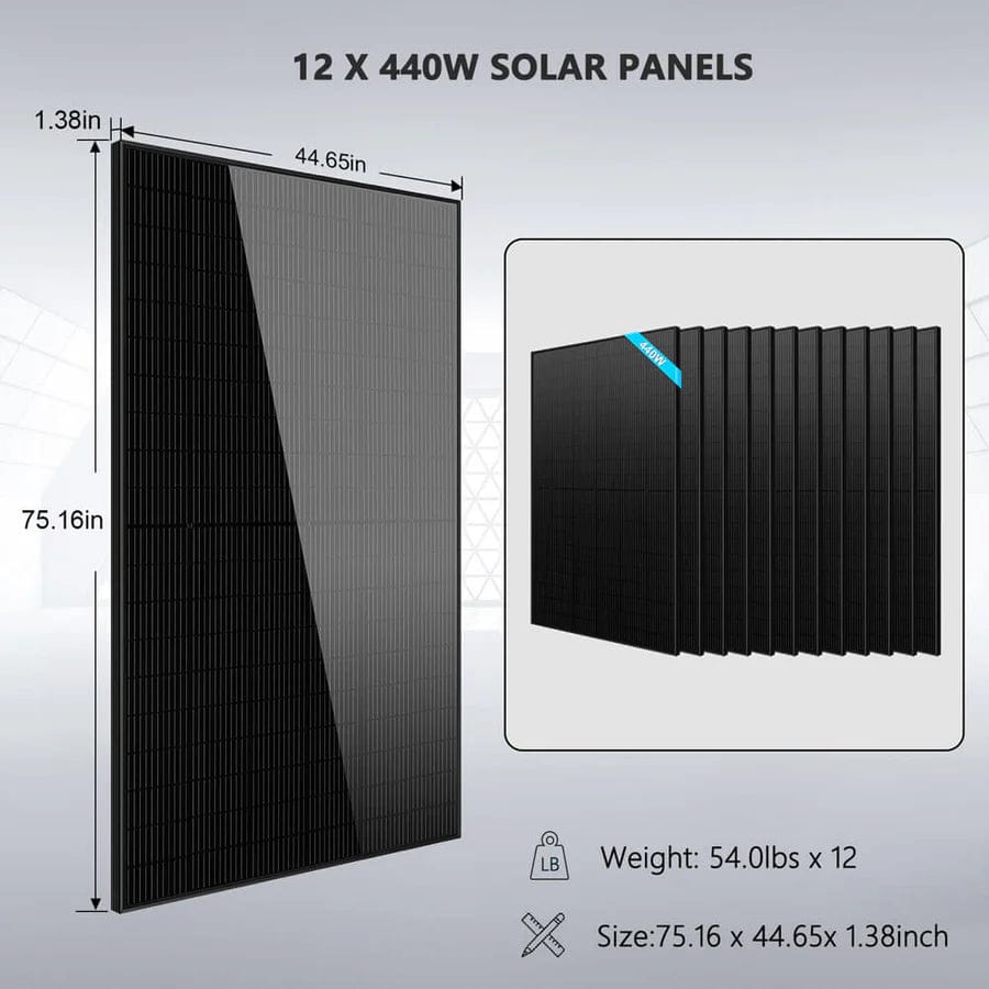 Sungold Power SunGoldPower SGK-12MAX| 12000W Off Grid Solar Kit | 48V | 120V/240V