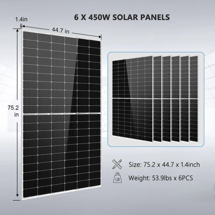 Sungold Power SunGoldPower SGK-65PRO| 6500W Off Grid Solar Kit | 48V | 120V Output