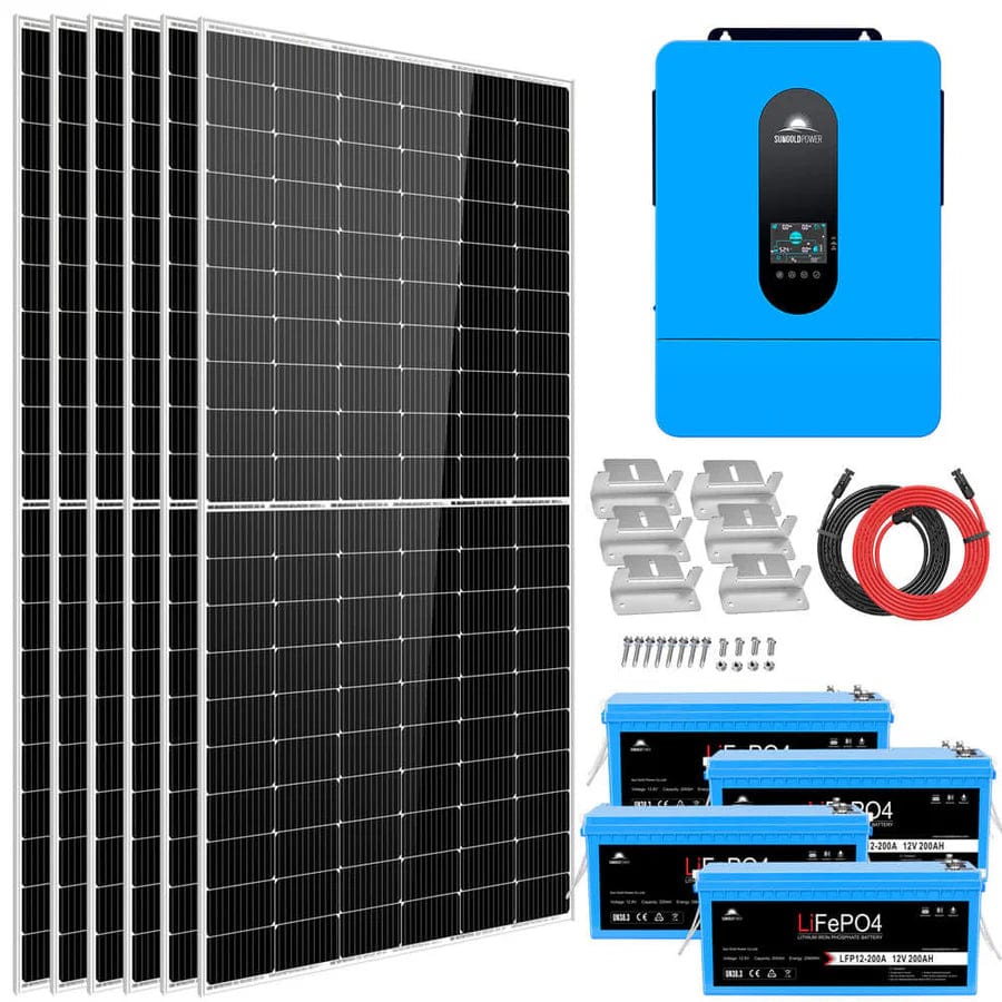 Sungold Power SunGoldPower SGK-65PRO| 6500W Off Grid Solar Kit | 48V | 120V Output