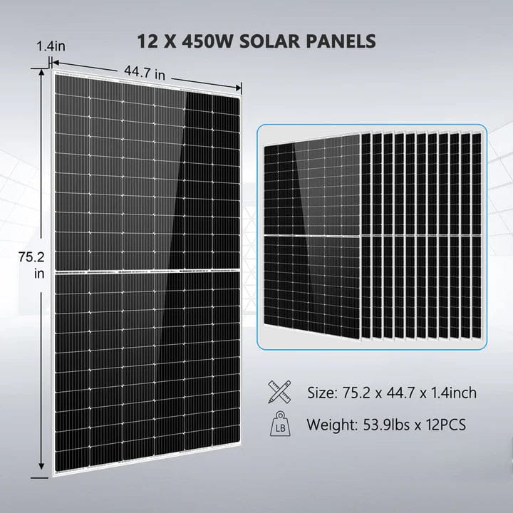 Sungold Power SunGoldPower SGK-8MAX| 8000W Off Grid Solar Kit | 48V | 120V/240V