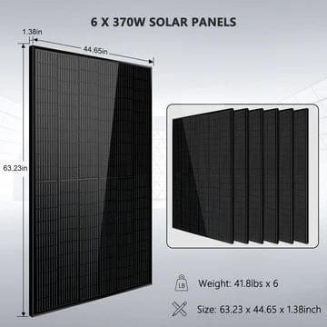 Sungold Power SunGoldPower SGK-PRO62 | 6000W Off Grid Solar Kit | 24VDC | 120V/240V