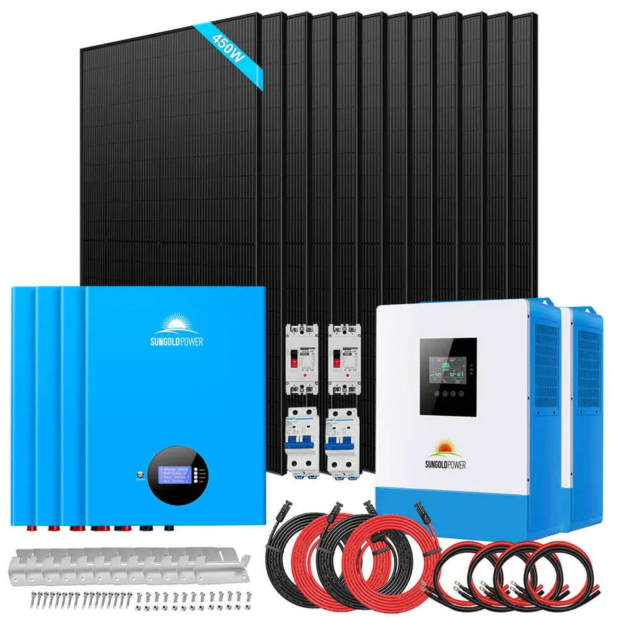 Sungold Power SunGoldPower SGM-10M2T| 10000W Off Grid Solar Kit | 48VDC | 120VAC/240V