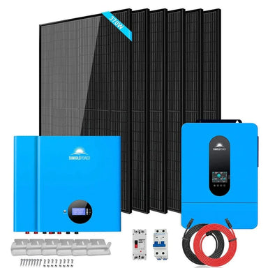 Sungold Power SunGoldPower SGM-6510M | 6500W Off-Grid Solar Kit | 48VDC | 120VAC