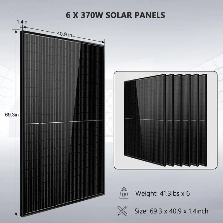 Sungold Power SunGoldPower SGM-6510M | 6500W Off-Grid Solar Kit | 48VDC | 120VAC