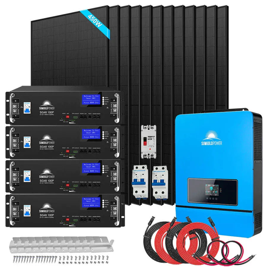 Sungold Power SunGoldPower SGM-8K20 | 8000W Off Grid Solar Kit |48VDC | 120V/240V