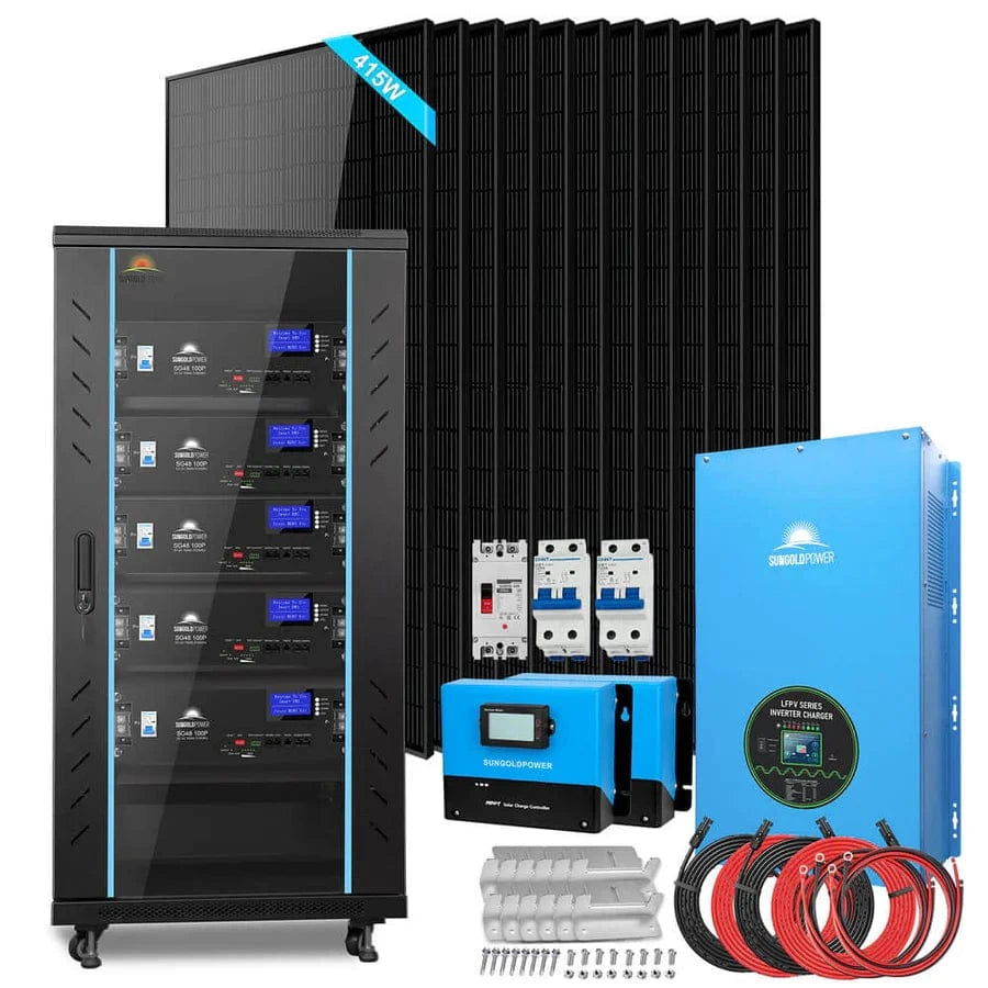 Sungold Power SunGoldPower SGR-12K20E | 12KW Off-Grid Solar Kit | 48VDC | 120V/240V