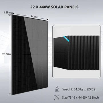 Sungold Power SunGoldPower SGR-13K25E | 13KW Off-Grid Solar Kit | 48VDC | 120V/240V