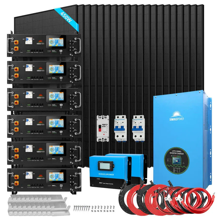 Sungold Power SunGoldPower SGR-15K20E | 15KW Off-Grid Solar Kit | 48VDC | 120V/240V