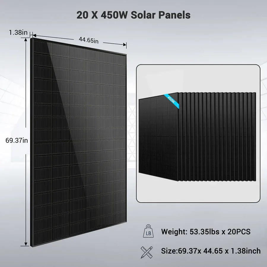 Sungold Power SunGoldPower SGR-15K20E | 15KW Off-Grid Solar Kit | 48VDC | 120V/240V
