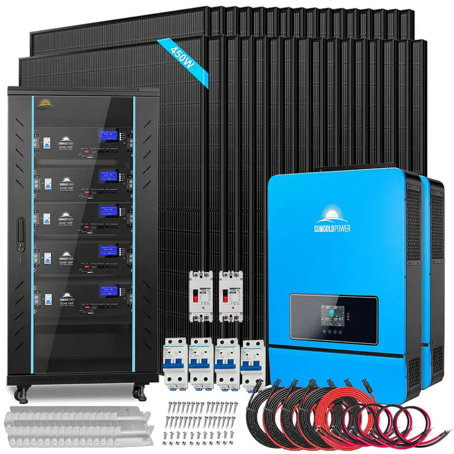 Sungold Power SGR-16K25E SunGoldPower SGR-16K25E | 16KW Off Grid Solar Kit | 48VDC | 120V/240V