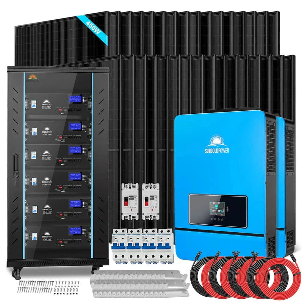 Sungold Power Solar Power Kits SGR-20K30E SunGoldPower SGR-20K30E | 20KW Off Grid Solar Kit |48VDC | 120V/240V