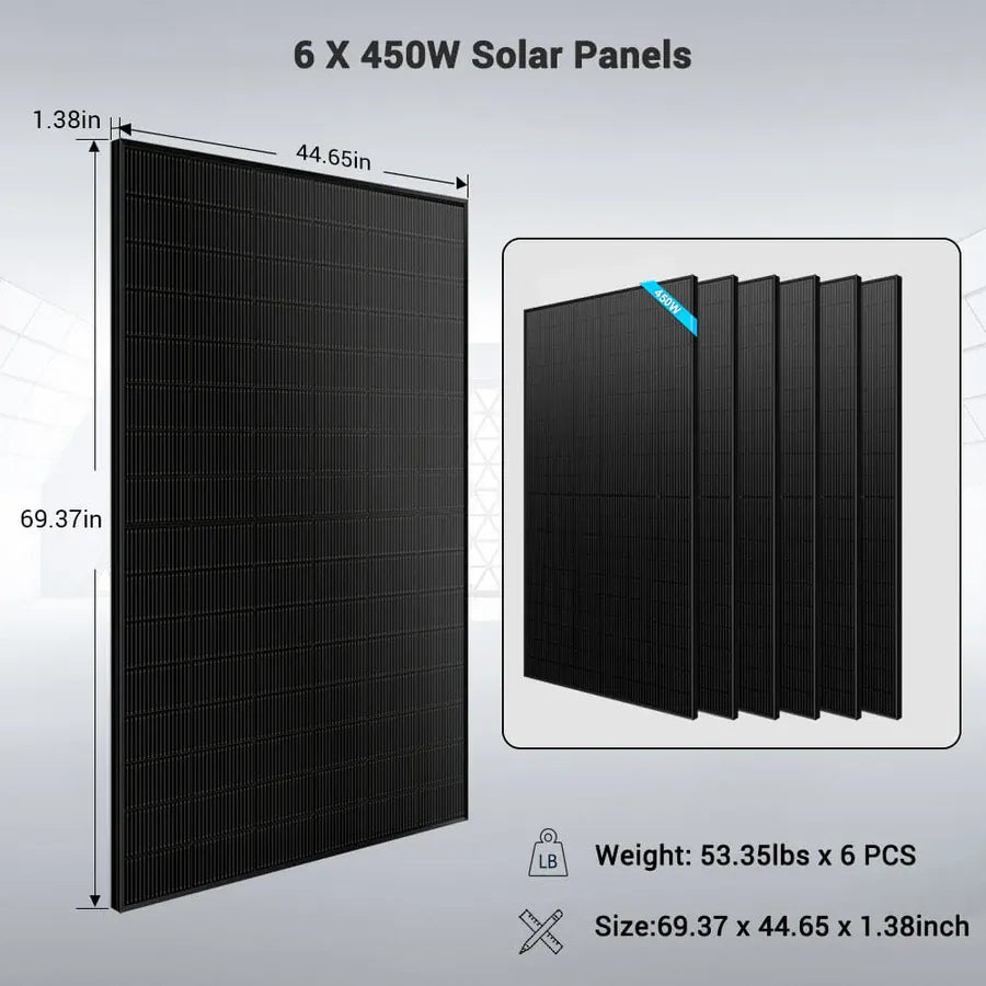 Sungold Power SunGoldPower SGR-5KE | 5000W Off-Grid Solar Kit | 48VDC | 120V