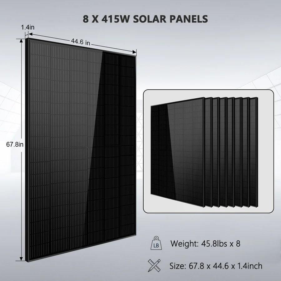 Sungold Power SunGoldPower SGR-6510E | 3500W Off-Grid Solar Kit | 48VDC | 120/240VAC