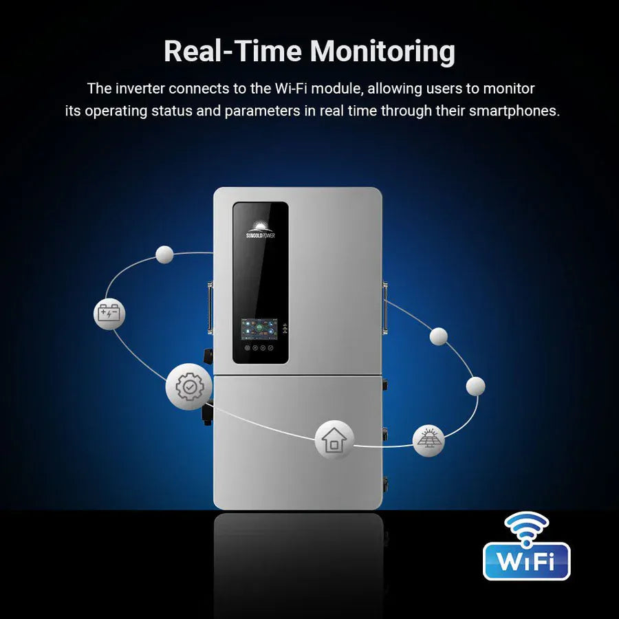 Sungold Power Solar Charge Controllers and Inverters SunGoldPower SGS-12K18MAX | 12KW 48V All-in-one Hybrid Solar inverter