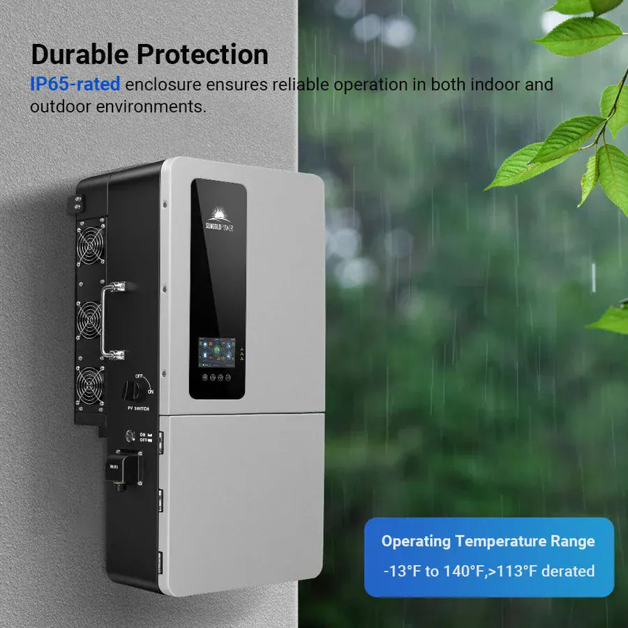 Sungold Power Solar Charge Controllers and Inverters SunGoldPower SGS-12K18MAX | 12KW 48V All-in-one Hybrid Solar inverter