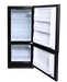 SunStar/SolarFreeze Solar Appliances Sunstar ST-10RFSS Dual Power Solar (DC) and Grid (AC) Powered 10 cu ft Refrigerator-Freezer in Black w/Stainless Doors