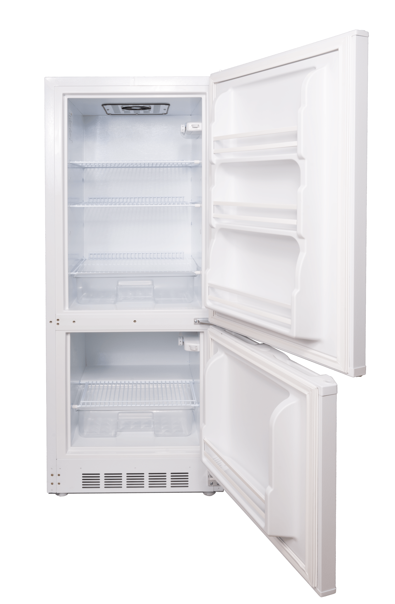 SunStar/SolarFreeze Solar Appliances Sunstar ST-10RFW Dual Power Solar (DC) and Grid (AC) Powered 10 cu ft Refrigerator-Freezer in White