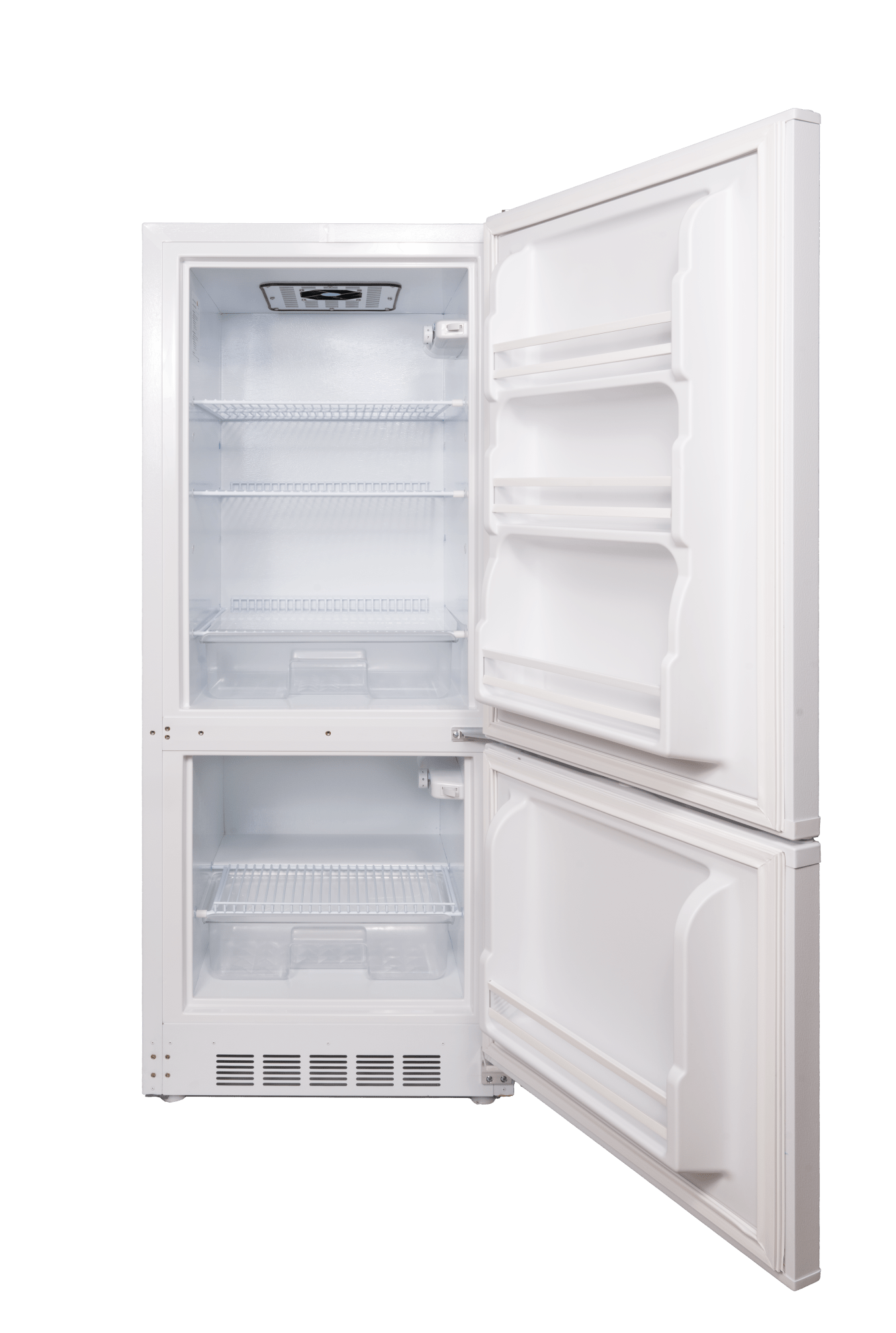 SunStar/SolarFreeze Solar Appliances Sunstar ST-10RFW Dual Power Solar (DC) and Grid (AC) Powered 10 cu ft Refrigerator-Freezer in White