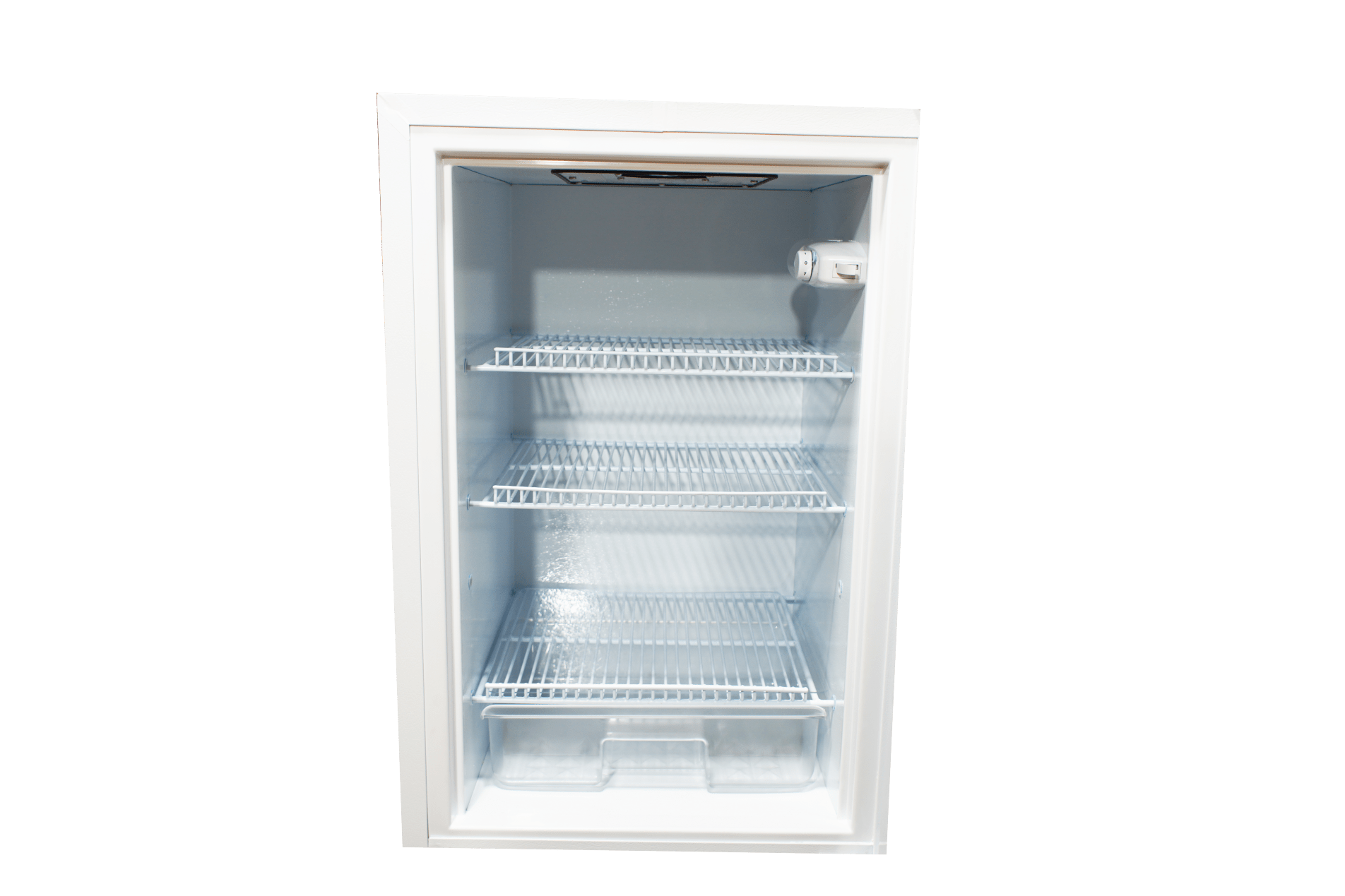 SunStar/SolarFreeze Solar Appliances Sunstar ST-10RFW Dual Power Solar (DC) and Grid (AC) Powered 10 cu ft Refrigerator-Freezer in White