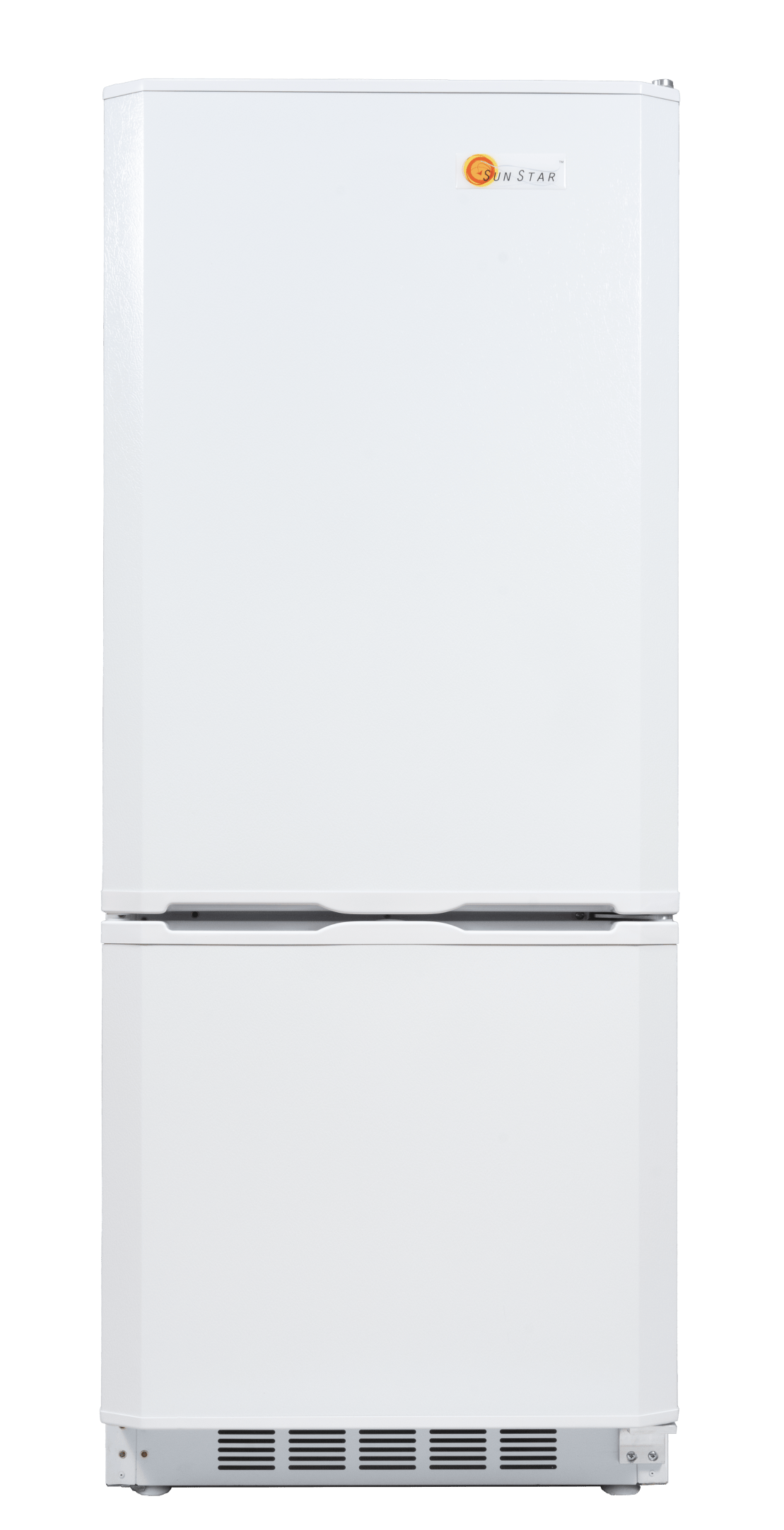 SunStar/SolarFreeze Solar Appliances Sunstar ST-10RFW Dual Power Solar (DC) and Grid (AC) Powered 10 cu ft Refrigerator-Freezer in White