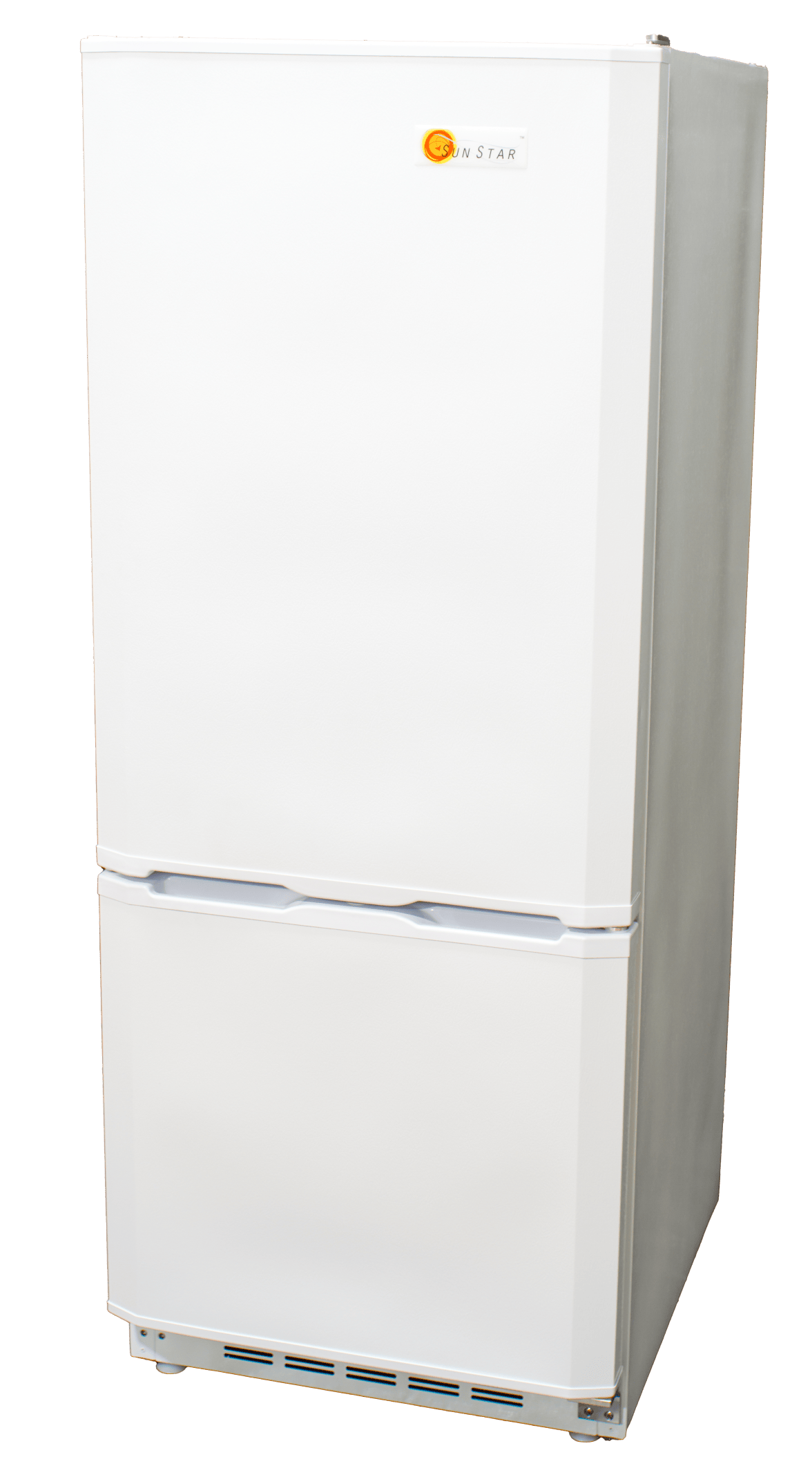 SunStar/SolarFreeze Solar Appliances Sunstar ST-10RFW Dual Power Solar (DC) and Grid (AC) Powered 10 cu ft Refrigerator-Freezer in White