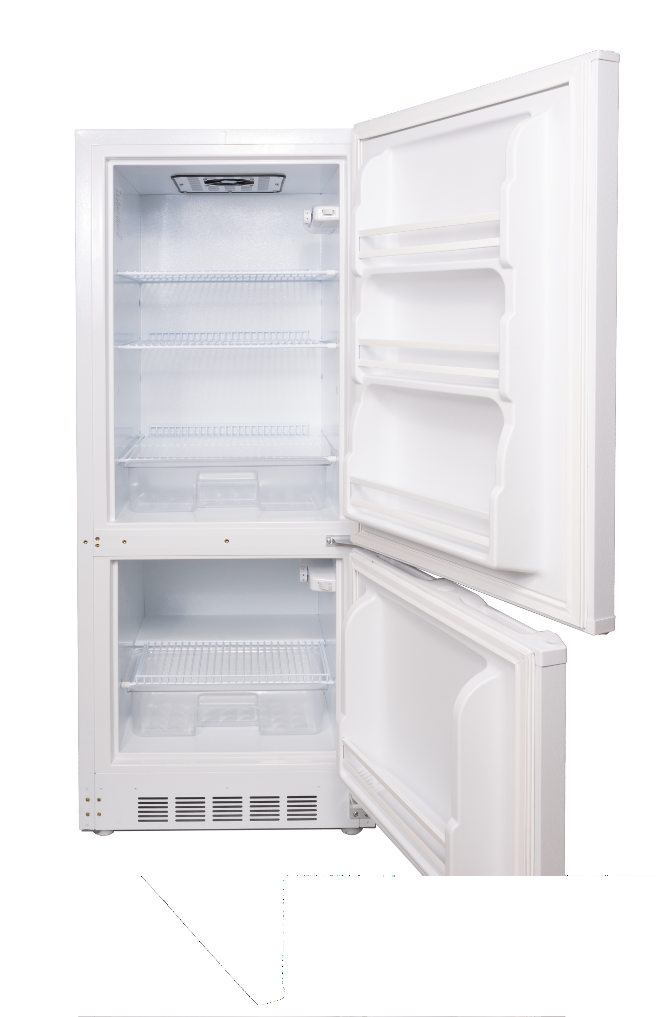 SunStar/SolarFreeze Solar Appliances Sunstar ST-10RFW Dual Power Solar (DC) and Grid (AC) Powered 10 cu ft Refrigerator-Freezer in White