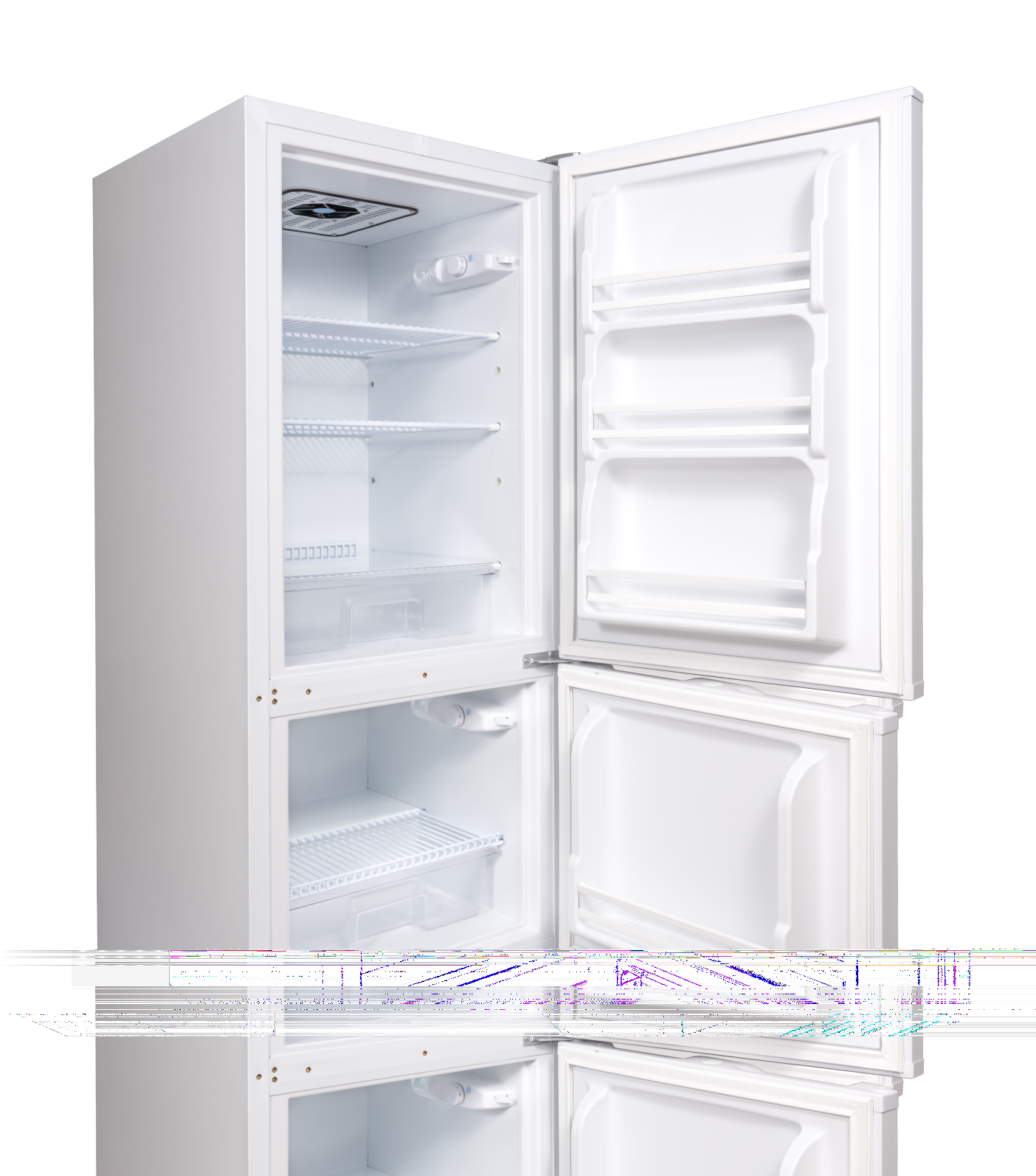 SunStar/SolarFreeze Solar Appliances Sunstar ST-10RFW Dual Power Solar (DC) and Grid (AC) Powered 10 cu ft Refrigerator-Freezer in White