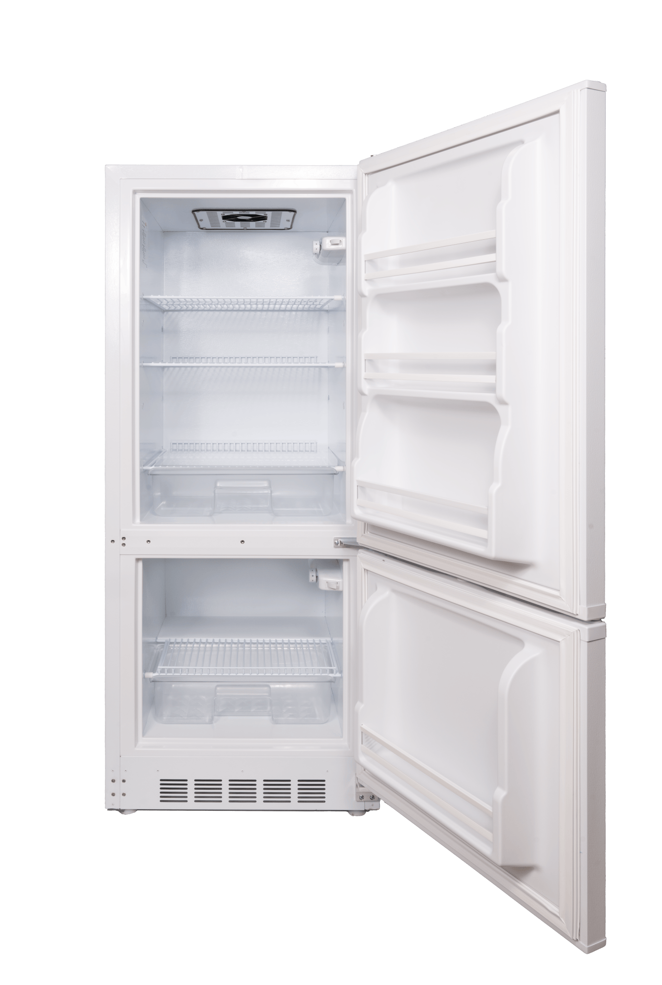 SunStar/SolarFreeze Solar Appliances Sunstar ST-10RFW Dual Power Solar (DC) and Grid (AC) Powered 10 cu ft Refrigerator-Freezer in White