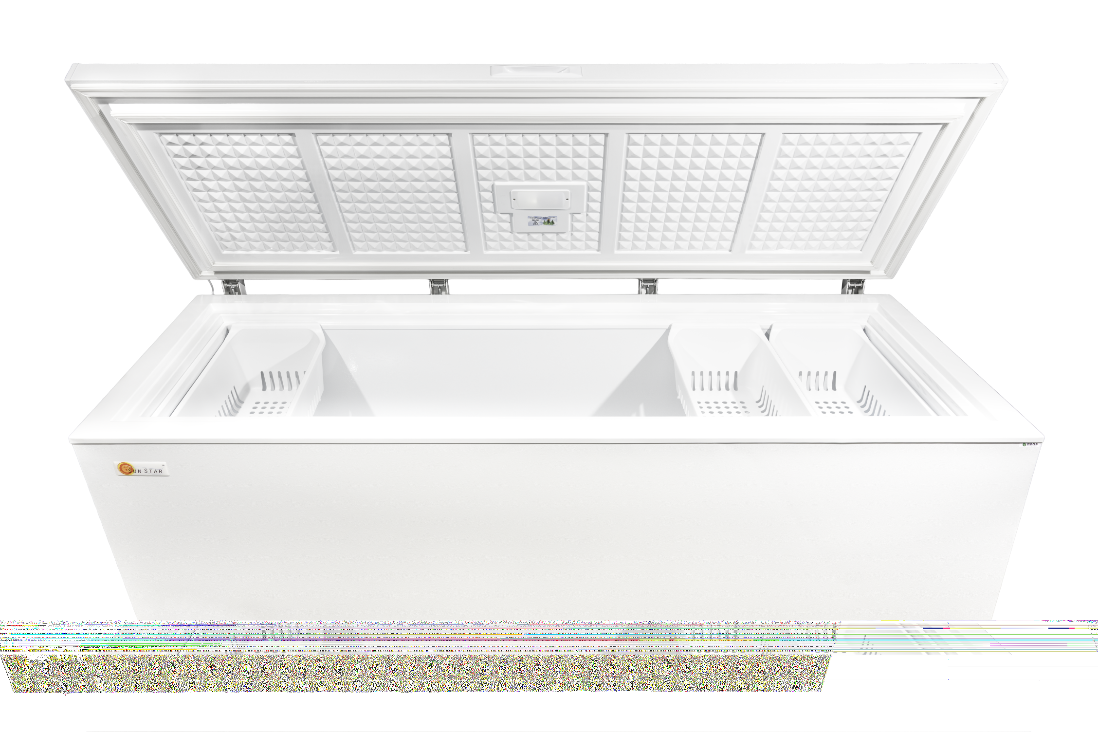 SunStar/SolarFreeze Solar Appliances SunStar ST-21CF  21 cu. ft. 12V / 24V DC Solar Chest Refrigerator or Freezer - In Store Offer Only