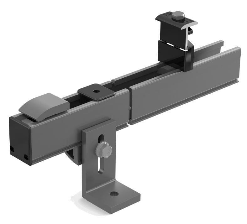 Tamarack Solar Tamarack Solar 1.6 Rail 93in Black 4 Rail Kit - 90750