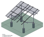 Tamarack Solar Tamarack Solar 91474-A GM Kit C - 3 Modules - 140-IN - for 0 Posts