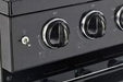 Unique Natural Gas Range/Stove Classic Retro by Unique 24” Convection Gas Range (Electronic Ignition) UGP-24CR B (Black)