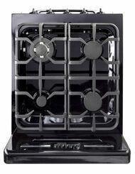 Unique Natural Gas Range/Stove Classic Retro by Unique 24” Convection Gas Range (Electronic Ignition) UGP-24CR B (Black)