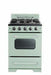 Unique Natural Gas Range/Stove Classic Retro by Unique 24” Convection Gas Range (Electronic Ignition) UGP-24CR LG (Light Green)