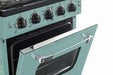 Unique Natural Gas Range/Stove Classic Retro by Unique 24” Convection Gas Range (Electronic Ignition) UGP-24CR T (Turquoise)