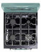 Unique Natural Gas Range/Stove Classic Retro by Unique 24” Convection Gas Range (Electronic Ignition) UGP-24CR T (Turquoise)