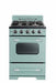 Unique Natural Gas Range/Stove Classic Retro by Unique 24” Convection Gas Range (Electronic Ignition) UGP-24CR T (Turquoise)