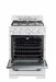Unique Natural Gas Range/Stove Classic Retro by Unique 24” Convection Gas Range (Electronic Ignition) UGP-24CR W (White)