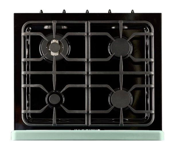 Unique Natural Gas Range/Stove Classic Retro Unique 30" Convection Gas Range (Electronic Ignition) in Mint Green UGP-30CR LG