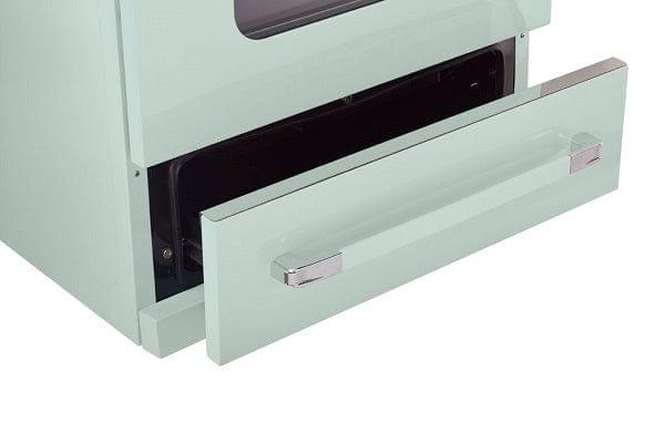 Unique Natural Gas Range/Stove Classic Retro Unique 30" Convection Gas Range (Electronic Ignition) in Mint Green UGP-30CR LG