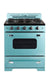 Unique Natural Gas Range/Stove Classic Retro Unique 30" Convection Gas Range (Electronic Ignition) in Turquoise UGP-30CR T