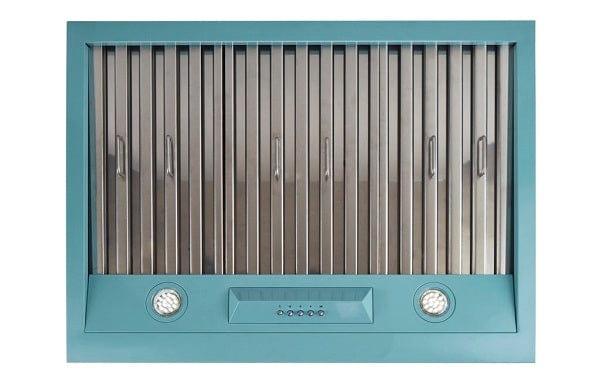 Unique Range Hoods Classic Retro Unique 30" Range Hood in Turquoise UGP-30CR RH T