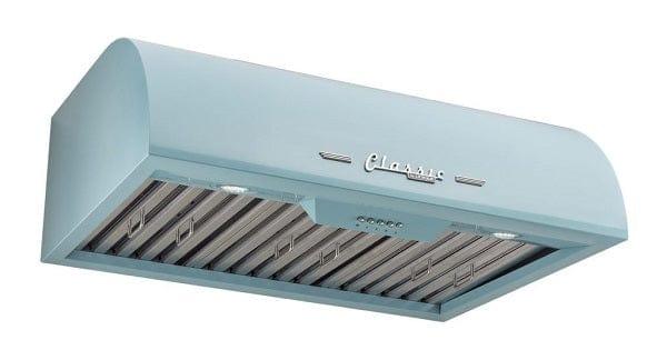 Unique Range Hoods Classic Retro Unique 30" Range Hood in Turquoise UGP-30CR RH T