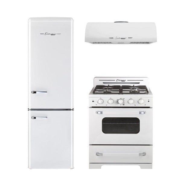 Unique Range Hoods Classic Retro Unique 30" Range Hood in White UGP-30CR RH W