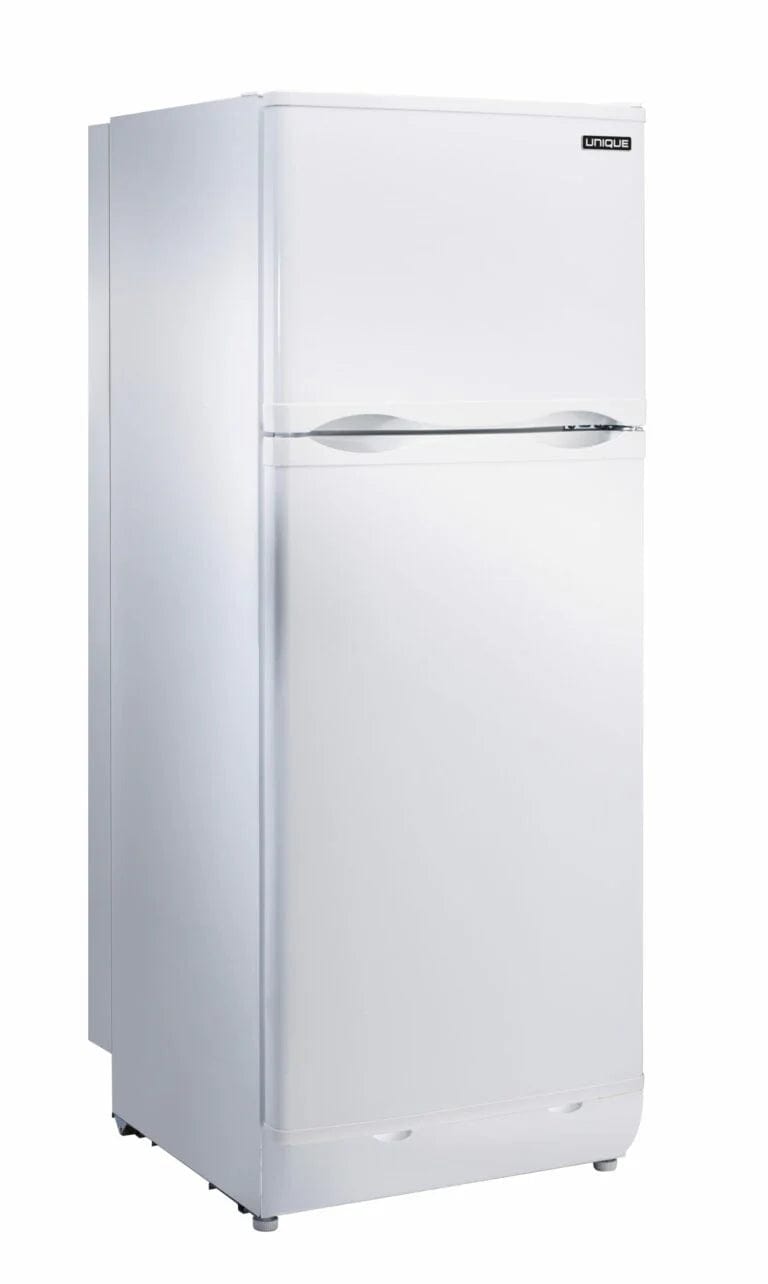 Unique Scratch and Dent or Pre-Owned Off-Grid Appliances New Scratch and Dent Unique 10 cu/ft White propane Refrigerator UGP-10C SM W S&amp;D #15694