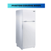 Unique Scratch and Dent or Pre-Owned Off-Grid Appliances New Scratch and Dent Unique UGP-10C SM W S&D #19186 Propane Top Freezer Refrigerator