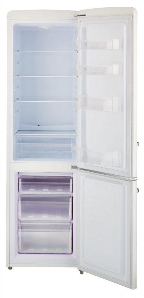 Unique Solar Appliances Unique 10.3 cu/ft DC Solar Retro-Style Refrigerator (Bottom Freezer) Color: White UGP-275L W