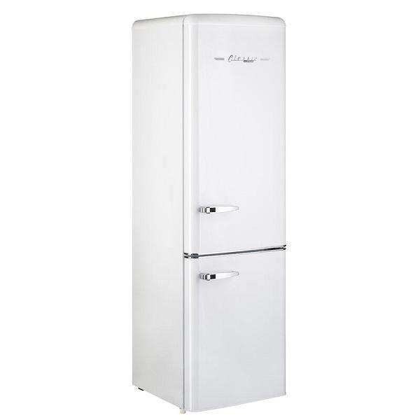 Unique Solar Appliances Unique 10.3 cu/ft DC Solar Retro-Style Refrigerator (Bottom Freezer) Color: White UGP-275L W