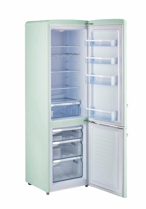 Unique Solar Appliances Unique 10.3 cu/ft DC Solar Retro-Style Refrigerator (Bottom Freezer) Light Green UGP-275L LG