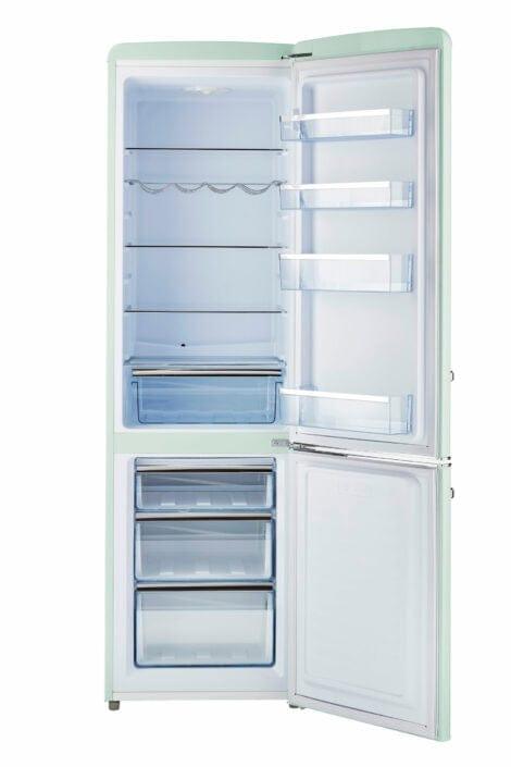 Unique Solar Appliances Unique 10.3 cu/ft DC Solar Retro-Style Refrigerator (Bottom Freezer) Light Green UGP-275L LG